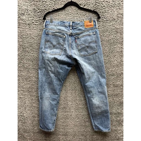 Levi's White Oak Cone Denim Selvedge Button Fly Jeans Blue Women's Size 30 - Picture 2 of 16